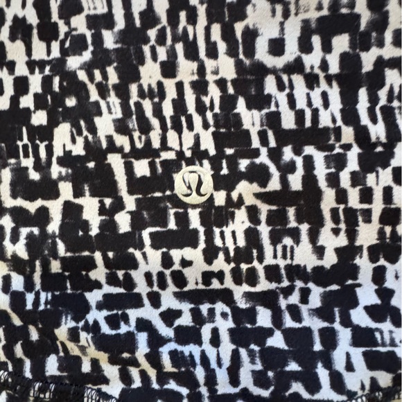 Lululemon Align Pant II 25" in Urban Block Ice Grey Black Sz 10 - Picture 7 of 8